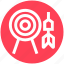 arrow on target, bulls eye, dart, dartboard, goal, target 