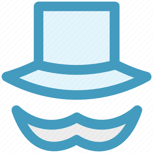 Hat, mustache, mustache and hat, mustache with hat icon - Download on Iconfinder