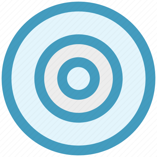 Bulls eye, dartboard, disc, goal, target icon - Download on Iconfinder