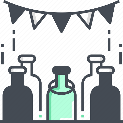 Bottles, ring, game, fun, play, carnival icon - Download on Iconfinder