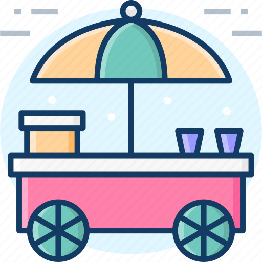 Food cart, carnival, food stall, festival, festive icon - Download on Iconfinder