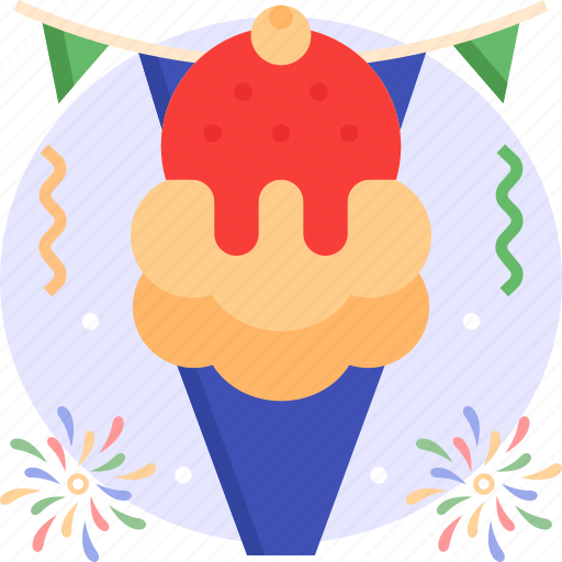 Ice cream, food, dessert, cool, carnival icon - Download on Iconfinder