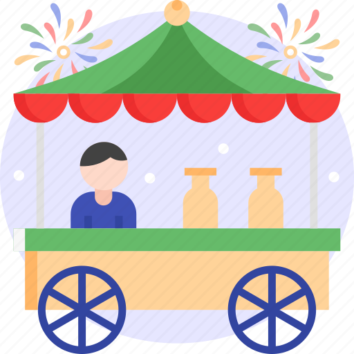 Food stall, stall, shop, food, food cart, street food icon - Download on Iconfinder