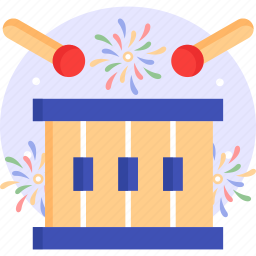 Drums, holiday, celebration, drum, party, music icon - Download on Iconfinder