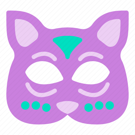 Carnival, cat, face, mask, party icon - Download on Iconfinder