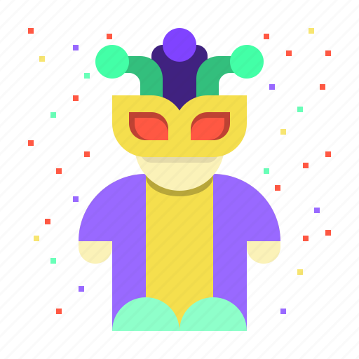 Fool, mask, character, avatar, costume, masquerade, carnival icon - Download on Iconfinder