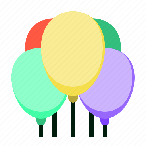 Balloons, carnival, celebration, festival, party icon - Download on Iconfinder