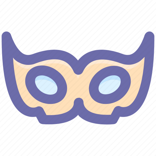 Carnival mask, celebrations, circus mask, festival mask, festivity, frame eyes mask icon - Download on Iconfinder