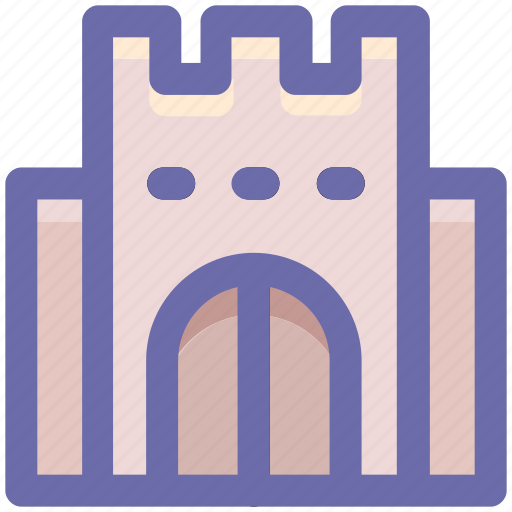 Building, castle, citadel, fortress, palace, tower icon - Download on Iconfinder