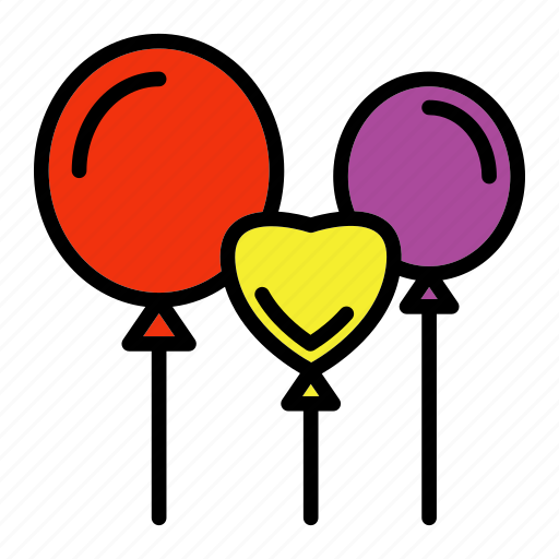Balloons, carnival, festivity, celebration icon - Download on Iconfinder