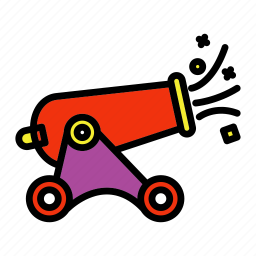 Cannon, weapon, circus, carnival icon - Download on Iconfinder