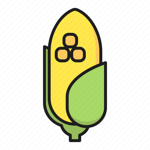 Corn, diet, food, nature, organic, vegetable, vegetarian icon - Download on Iconfinder