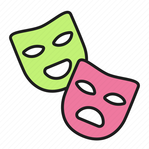 Drama, emotion, entertainment, mask, theater, tragedy icon - Download on Iconfinder