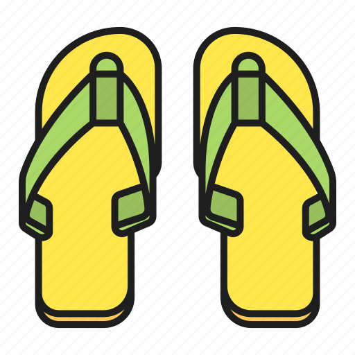 Fasion, flipflops, footwear, sandals, shoes, summertime icon - Download on Iconfinder