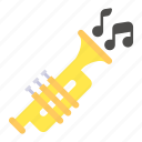 instrument, music, orchestra, trumpet, wind