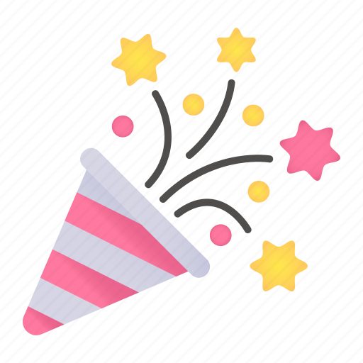 Birthday, celebration, confetti, fun, party icon - Download on Iconfinder