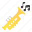 instrument, music, orchestra, trumpet, wind 