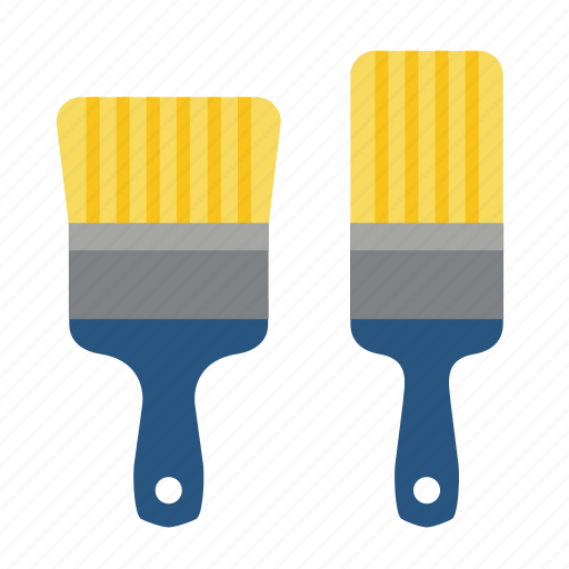 Brush, carpenter, handyman, paint, woodwork, tool, painter icon - Download on Iconfinder