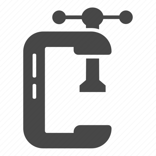 C clamp, carpentry, clamp, compress icon - Download on Iconfinder