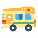 camper, camping, transportation, van, vehicle