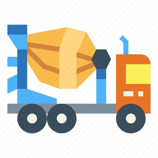 Car, cement, mixer, transportation, truck icon - Download on Iconfinder
