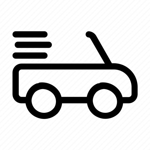 Fast, car, vehicle, transport, automobile, automotive, convertible car icon - Download on Iconfinder