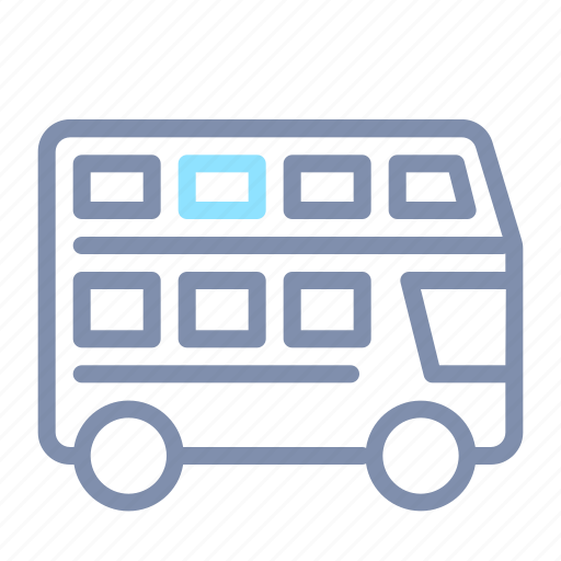 Bus, car, decker, double, transport, transportation, vehicle icon - Download on Iconfinder