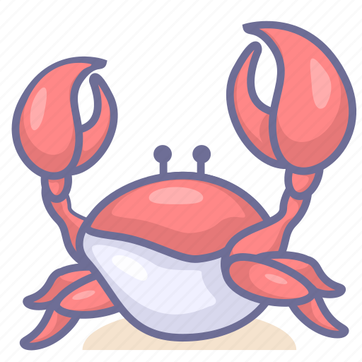 Crab, animal, cartoon, cute icon - Download on Iconfinder
