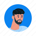 avatar, man, male, profile, person, user, people