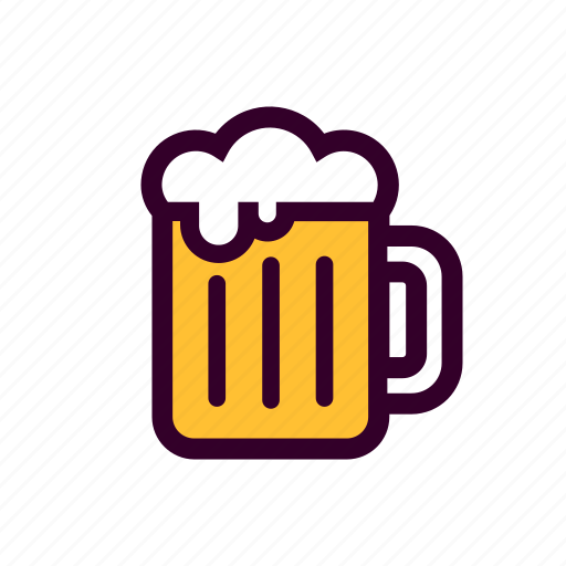 Alcohol, bar, beer, drink, glass, mug, pub icon - Download on Iconfinder