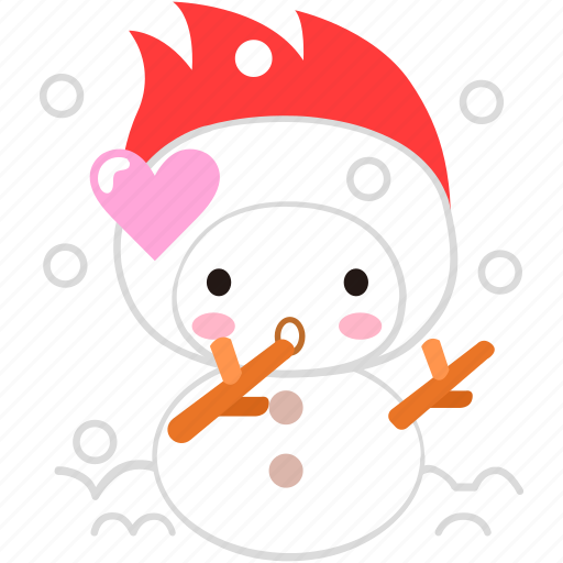 Cartoon, character, cold, fireboy, love, winter icon - Download on Iconfinder