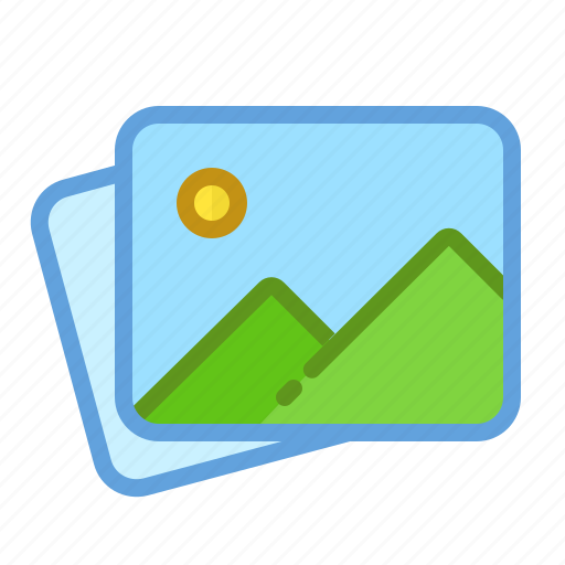 Gallery, landscape, photos, pictures, stack icon - Download on Iconfinder