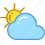cloud, rain, sun, temperature, weather 