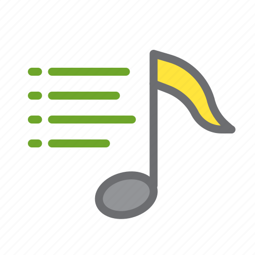 List, music, note, play, playlist, sign icon - Download on Iconfinder