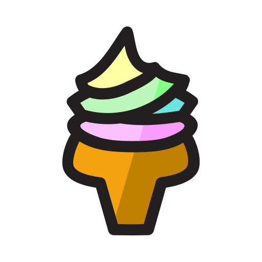 Cone, cream, dessert, ice, snack icon - Free download