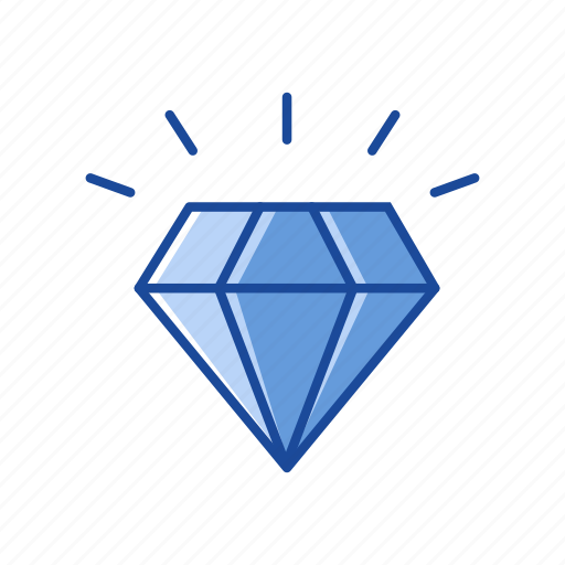 Diamond, gem, gold, treasure icon - Download on Iconfinder