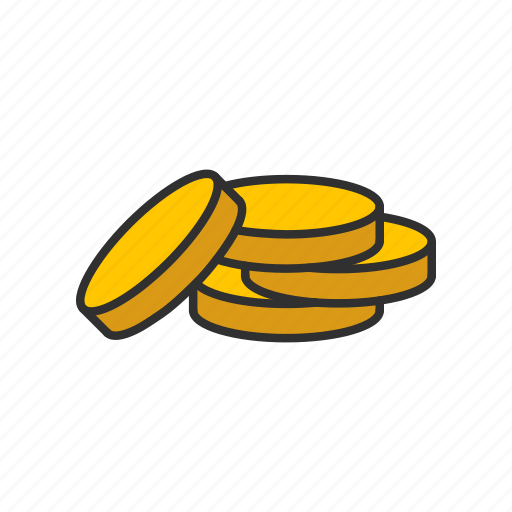 Coins, gold, gold coin, money icon - Download on Iconfinder