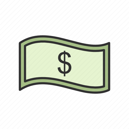 Bill, cash, currency, dollars icon - Download on Iconfinder