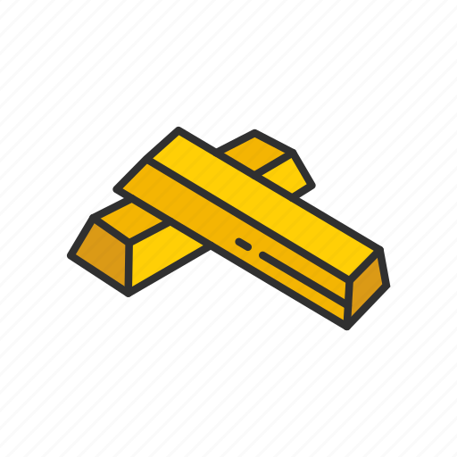 Gold, gold bar, loot, treasure icon - Download on Iconfinder