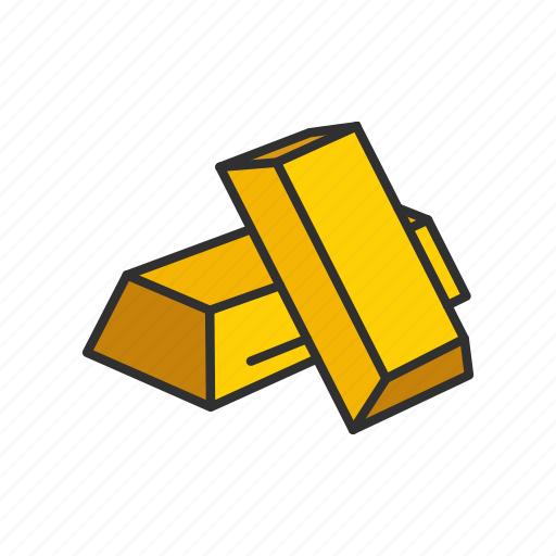 Gold, gold bar, halcyon, treasure icon - Download on Iconfinder