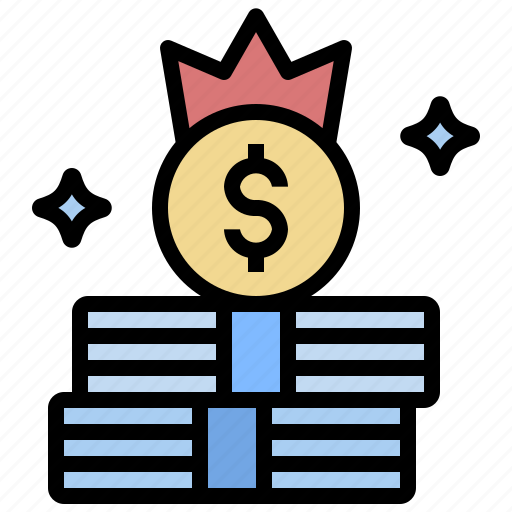 Cash, is, king, wealth, money icon - Download on Iconfinder