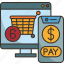 shopping, online, payment, purchase, transaction 