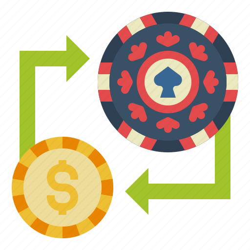 Casino, chip, dollar, exchange, finance, gaming, money icon - Download on Iconfinder