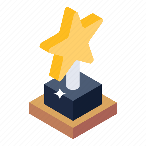Trophy, star trophy, star award, reward, achievement icon - Download on Iconfinder