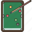 snooker, table, cue, billiard, player 