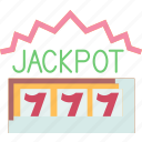 jackpot, winner, slot, banner, lucky