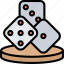 dice, gambling, random, chance, luck 