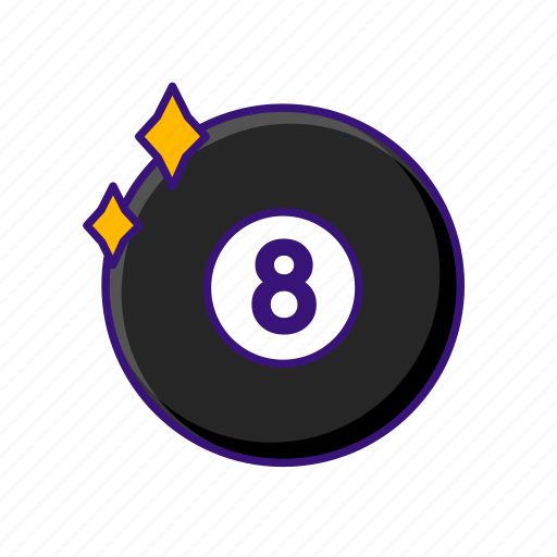 8 ball, pool, gambling, luck icon - Download on Iconfinder