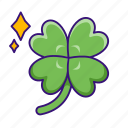 clover, four leaf, luck, irish, lucky, casino