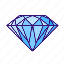 diamond, gemstone, prize